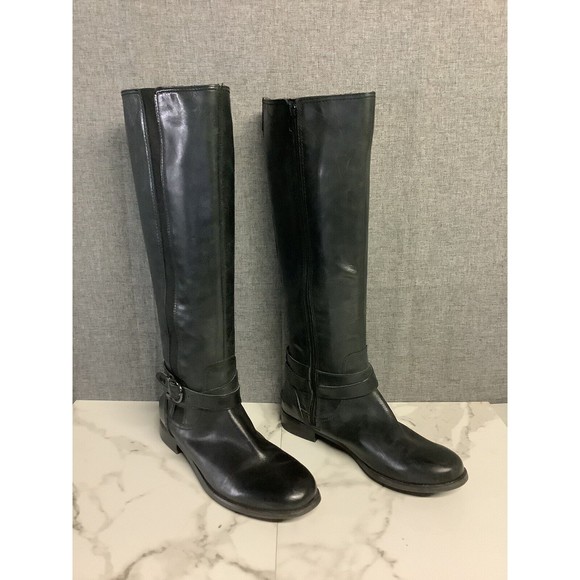 Sperry Shoes - SPERRY TOP SIDER Women's Black Leather Boots - Size 7.5M